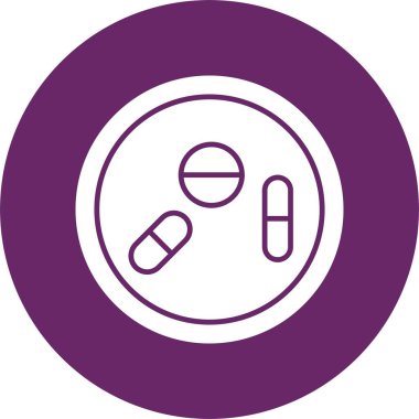 Kötü Alışkanlıklar Kabartma Çemberi Simgesi