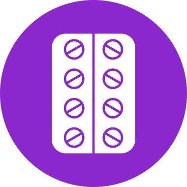 Hap Kabartma Çemberi Simgesi