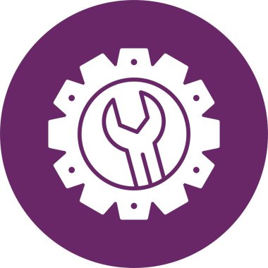 Bakım Kabartma Çemberi Simgesi