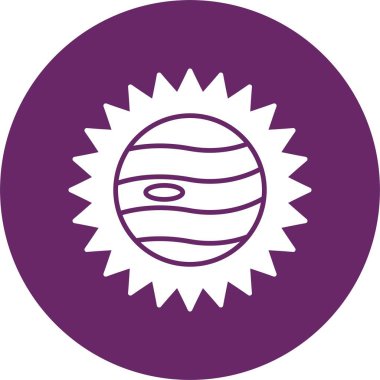 Tutulma Kabartma Çemberi Simgesi