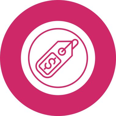 Etiket Kabartma Çemberi Simgesi