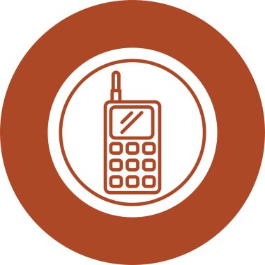 Telsiz Kabartma Çemberi Simgesi