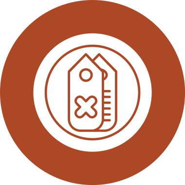 Etiket Kabartma Çemberi Simgesi