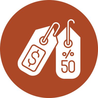 % 50 Kabartma Çemberi Simgesi