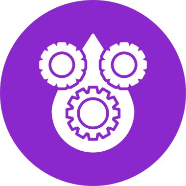 Yağlayıcı Kabartma Çemberi Simgesi