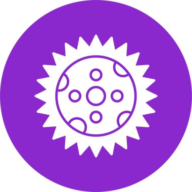 Tutulma Kabartma Çemberi Simgesi