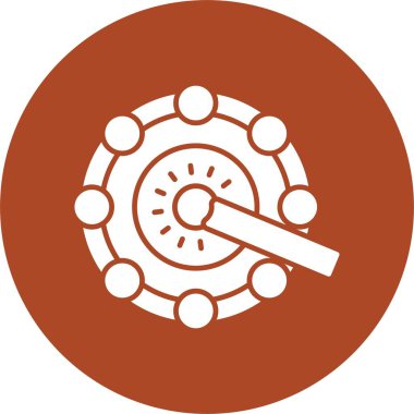 Tef Kabartma Çemberi Simgesi