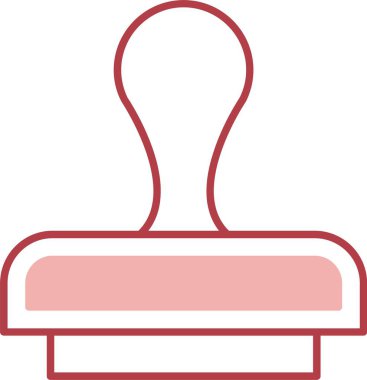 Damga Satırı Simgesi Doldur