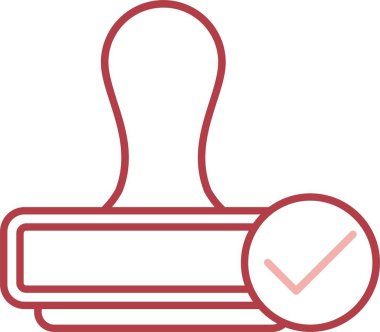 Damga Satırı Simgesi Doldur