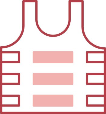 Kurşun geçirmez yelek Satırı Simgeyi Doldur