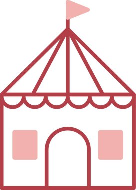 Sirk Çadırı Satırı Simgeyi Doldur