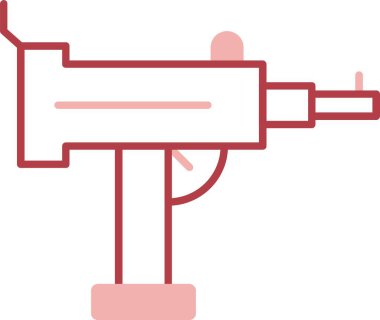 Uzi Line Fill Icon clipart