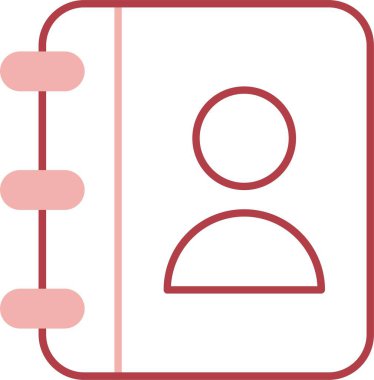 Kişi Kitap Satırı Simgeyi Doldur