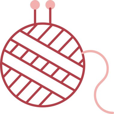 Wool Ball Line Fill Icon