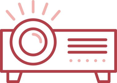 Projektör Satırı Simgeyi Doldur