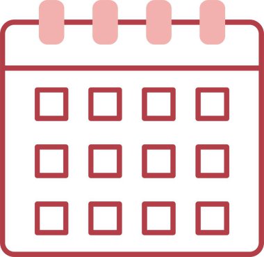 Takvim Satırı Simgesi Doldur