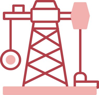 Yağ Madencilik Hattı Simgeyi Doldur