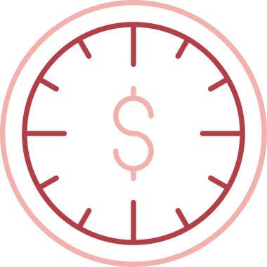 Zaman Para Satırı Simgesini Doldur