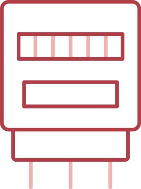 Elektrik Sayacı Satırı Simgeyi Doldur
