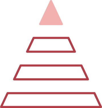 Piramit Satırı Simgeyi Doldur