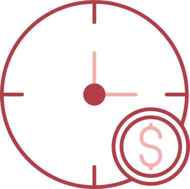 Zaman Para Satırı Simgesini Doldur