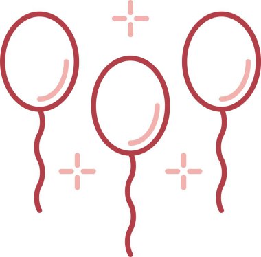 Balonlar Satırı Simgeyi Doldur