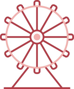 Dönme Dolap Hattı Simgeyi Doldur