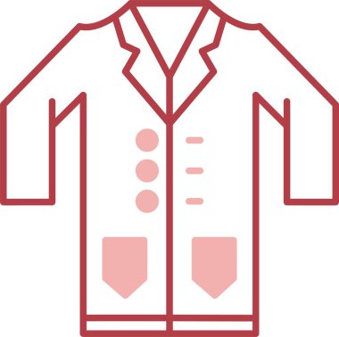 Laboratuvar Önlüğü Satırı Simgeyi Doldur