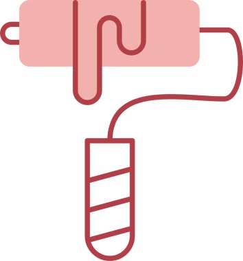 Boya Çizgisi Doldur Simgesi