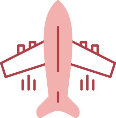 Uçan Uçak Hattı Simgeyi Doldur