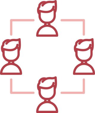 Takım Çalışması Satırı Simgeyi Doldur
