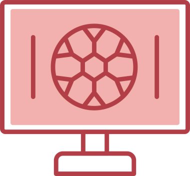 Futbol Maç Satırı Simgeyi Doldur