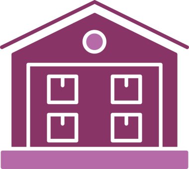 Depo Kabartması İki Renk Simgesi