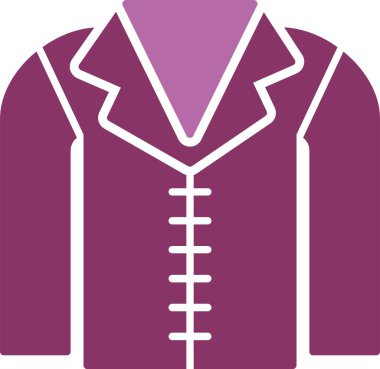 Ceket Sembolü İki Renk Simgesi