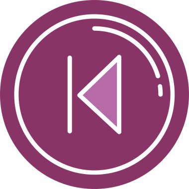 Tersine Glyph İki Renk Simgesi