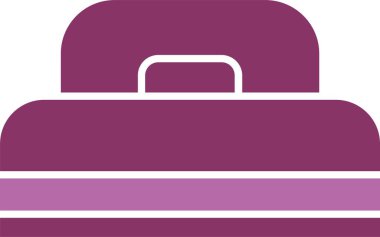 Tek Yataklı Kabartma İki Renkli Simge