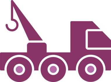 Çekici Kabartma İki Renk Simgesi