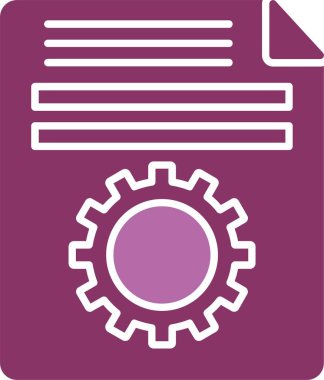 Ayarlar Glyph İki Renk Simgesi