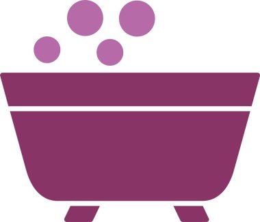 Küvet Kabartması İki Renk Simgesi