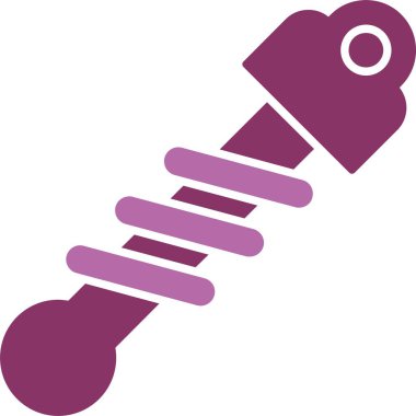 Şok Emici Kabartma İki Renk Simgesi