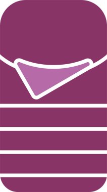 Uyku Torbası Kabartması İki Renk Simgesi