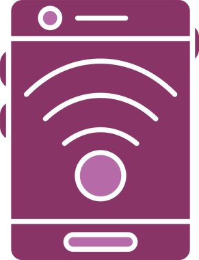 Sinyal İşareti İki Renk Simgesi