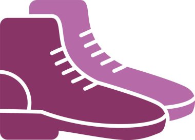 Çizme Kabartması İki Renk Simgesi