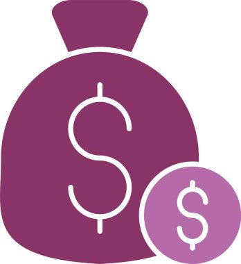 Yatırım Kabartması İki Renk Simgesi