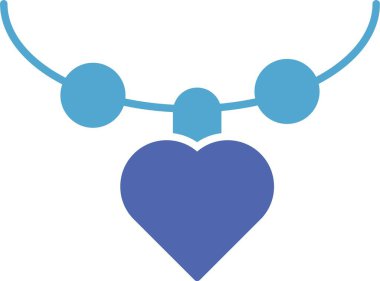 Kolye Kabartması İki Renk Simgesi