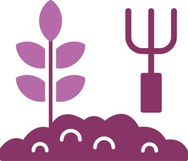 Bahçe Kabartması İki Renk Simgesi