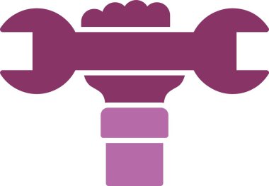 İşçi Bayramı İki Renk Simgesi Simgesi