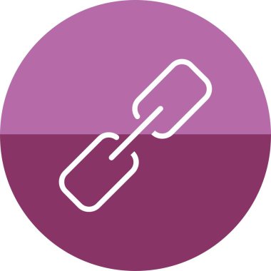 Bağlantı Kabartması İki Renk Simgesi