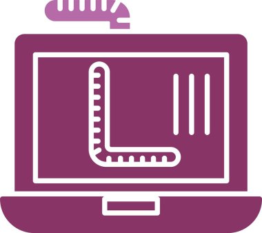 Solucan Kabartması İki Renk Simgesi