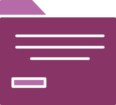 Dizin Glyph İki Renk Simgesi